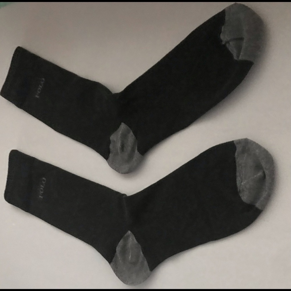 New Polo Ralph Lauren Men’s Socks POLO Written on Tops of both sides of Socks - Picture 5 of 16
